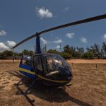 Helicóptero utilizado no passeio